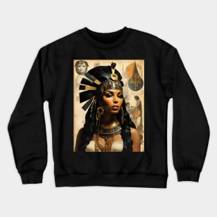 Black Cleopatra Crewneck Sweatshirt